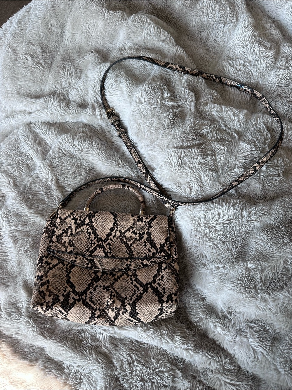 a new day Faux Snakeskin Crossbody Bag